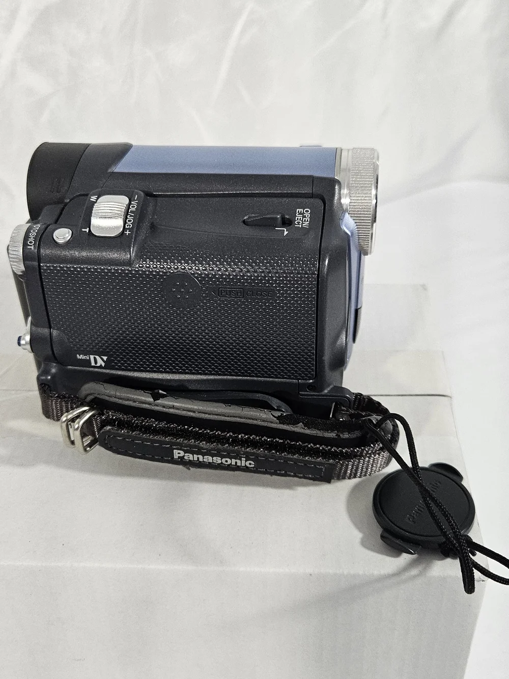 Panasonic Blue Handheld Camcorder with 20x Zoom. #274